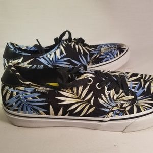 Tropical Blue Vans Ortholite Sole Sneakers